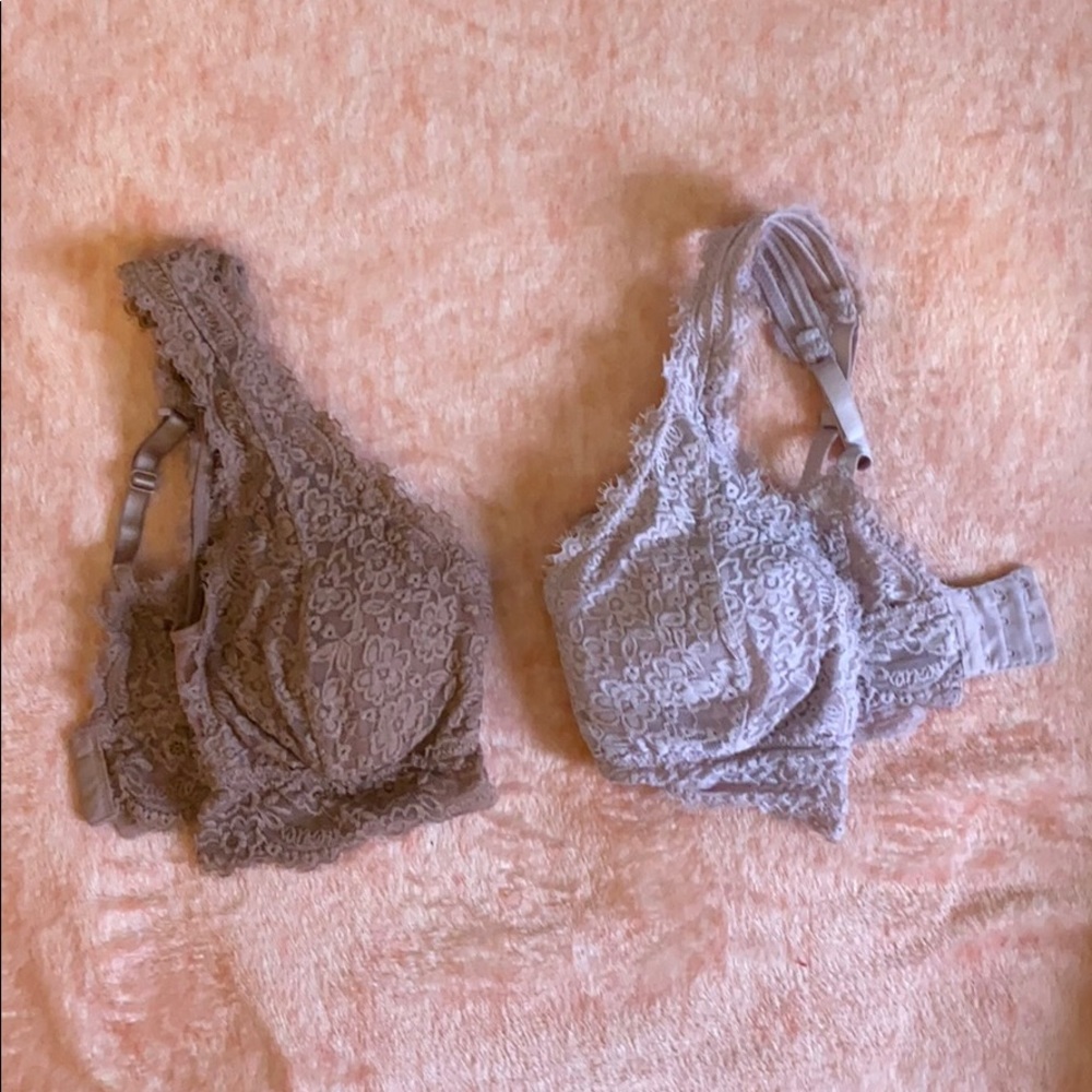 2 aerie bralettes